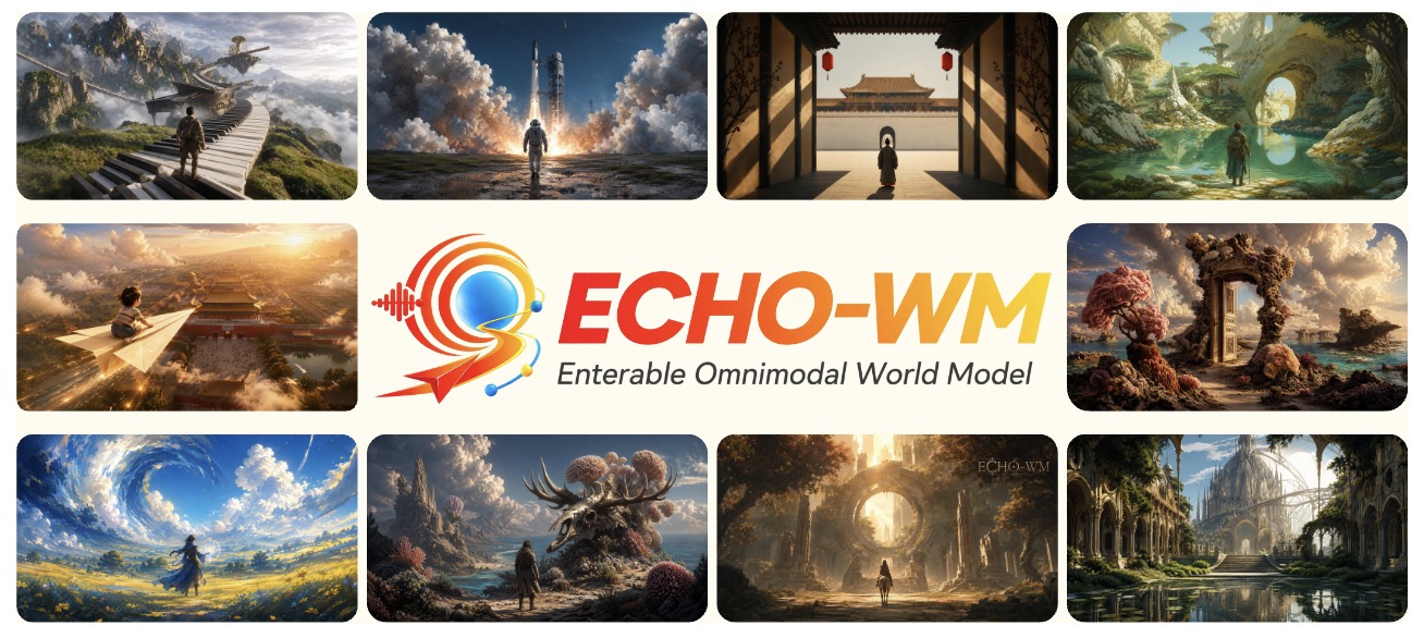 EchoWM interactive omnimodal world generation preview